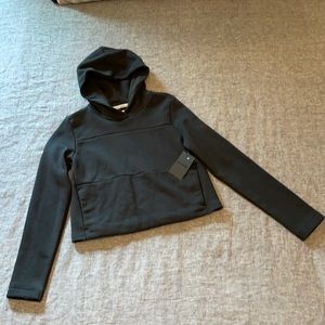 Hurley Crop Black Hoodie M